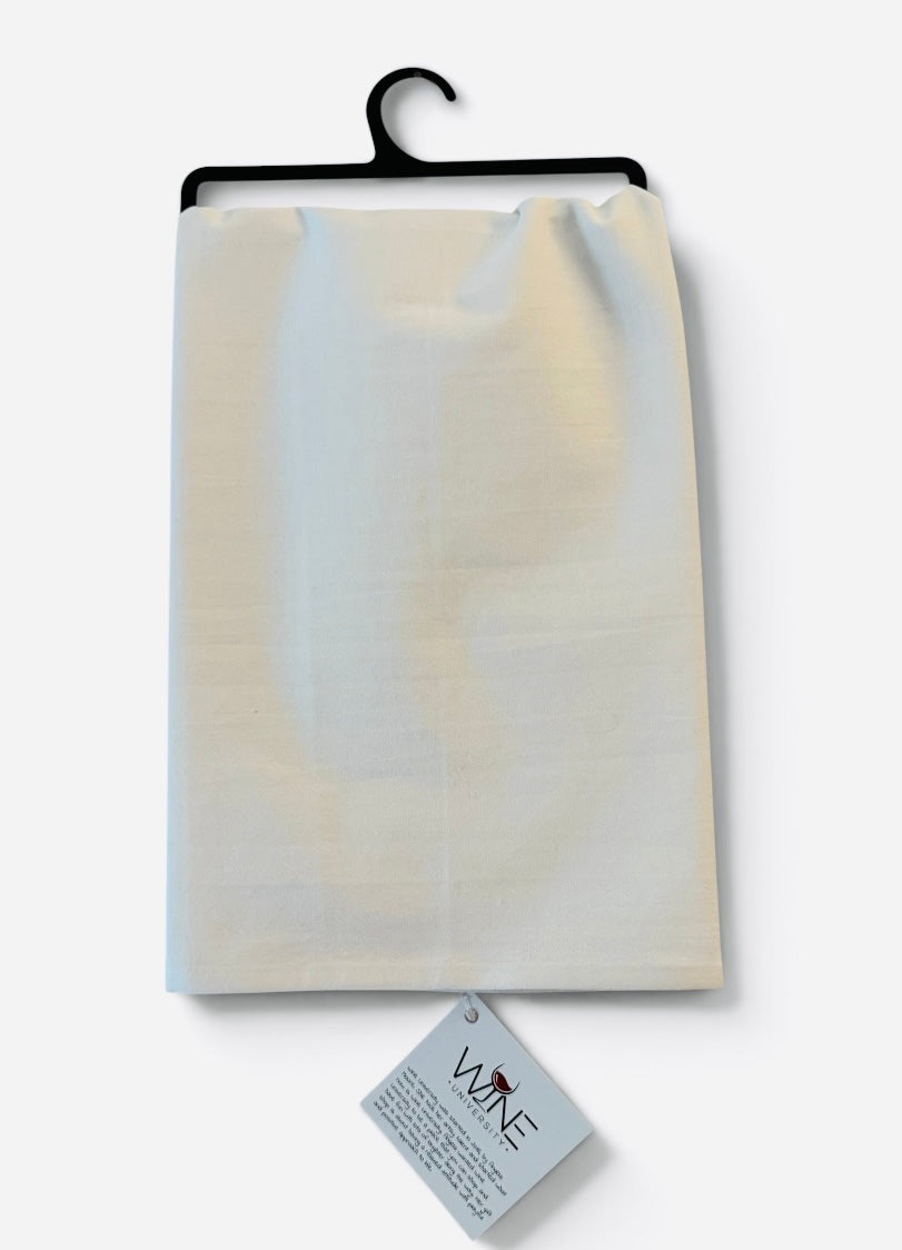 Funny Wine & Dog Towel – Pet My Dog | 100% Cotton | Wine Country INC