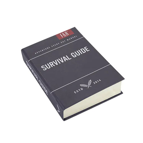 Survival Book 5 oz Sneaky Flask