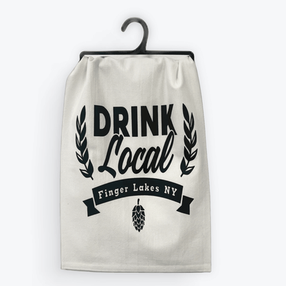 Beer Towel – Drink Local | 100% Cotton | Eco-Friendly