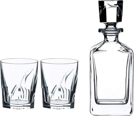 RIEDEL Tumbler Collection Louis Whisky Set - 2 Whisky Tumbler + Decanter