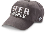 Beer People White Snapback Beer Hat