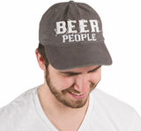 Beer People White Snapback Beer Hat