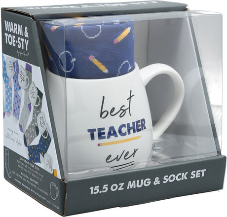 Teacher - 15.5 oz Mug and Sock Set