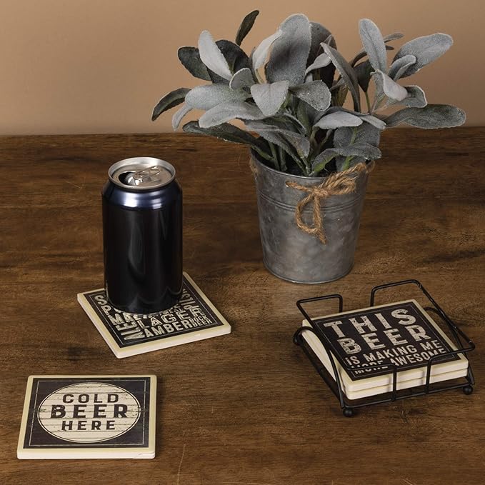 Cold Beer Stone Coasters