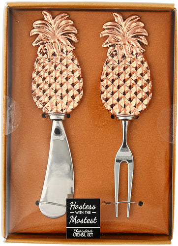 Pineapples - Charcuterie 2 Piece Utensil Set