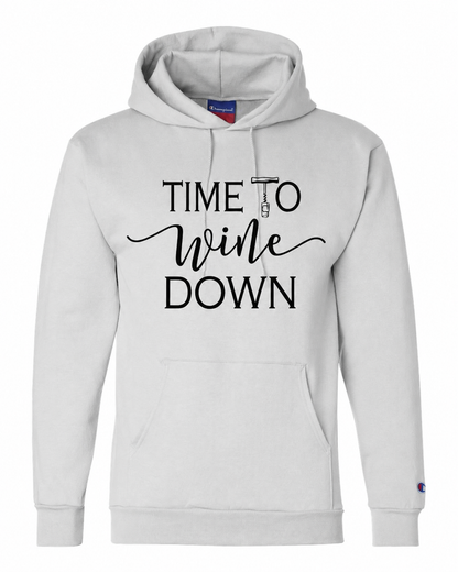 Time to Wine Down Champion® Hoodie | Wine University®