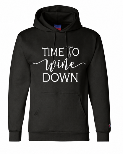 Time to Wine Down Champion® Hoodie | Wine University®