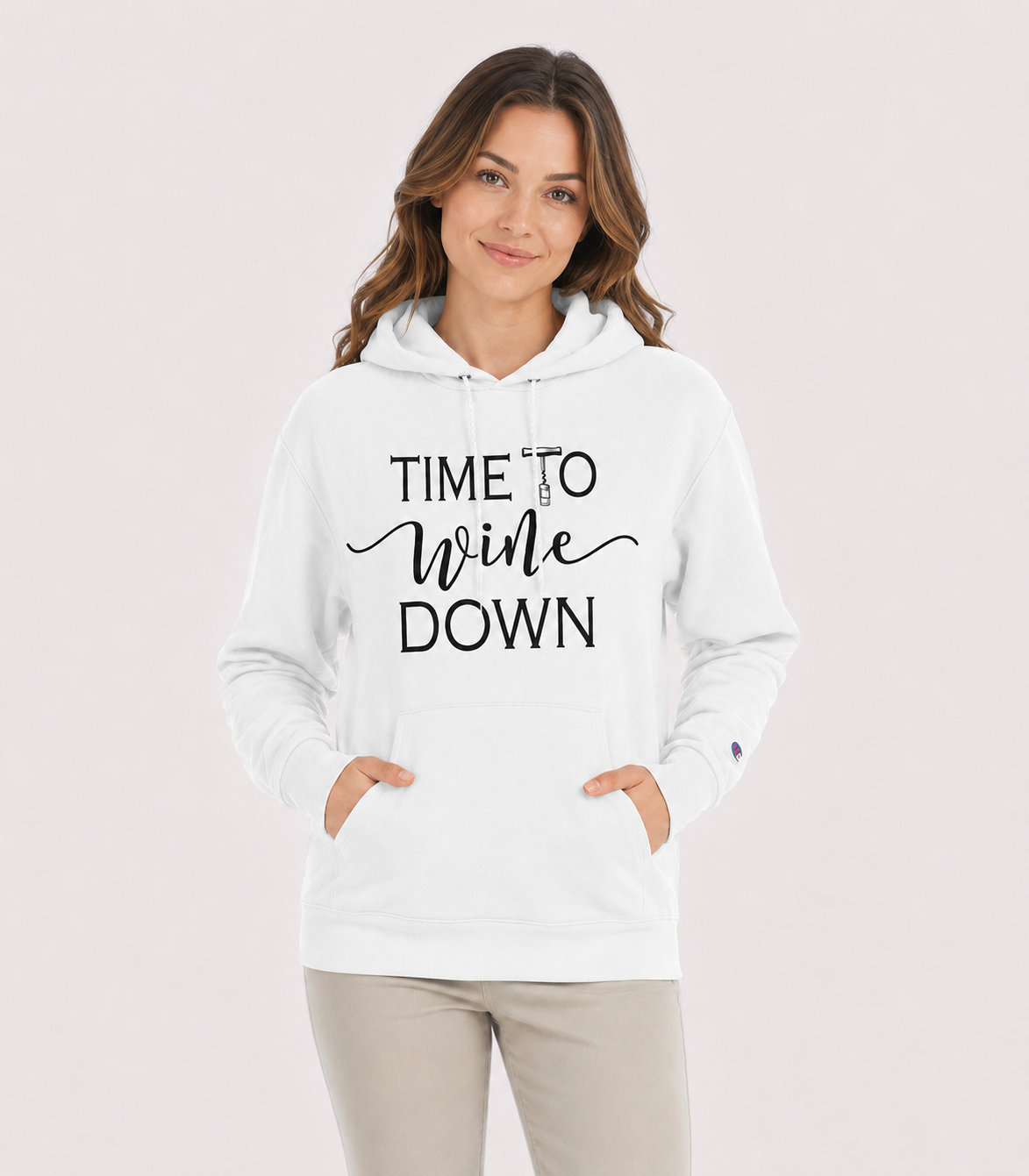 Time to Wine Down Champion® Hoodie | Wine University®