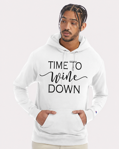 Time to Wine Down Champion® Hoodie | Wine University®