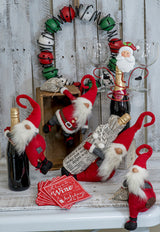 Jolly Santa Bottle Holder