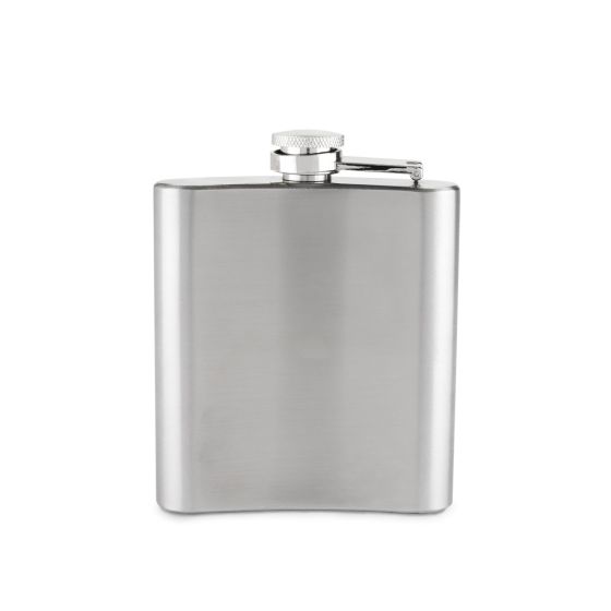 6oz Stainless Steel Flask with Funnel