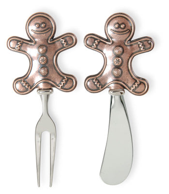 Gingerbread Man Fork & Spreader Set