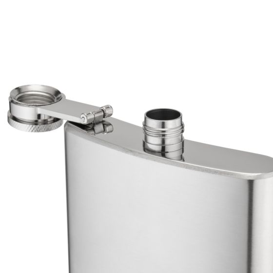 6oz Stainless Steel Flask with Funnel