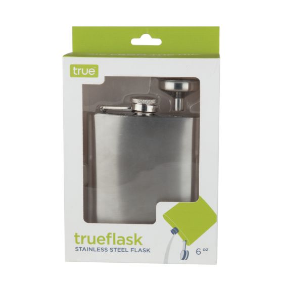 6oz Stainless Steel Flask with Funnel